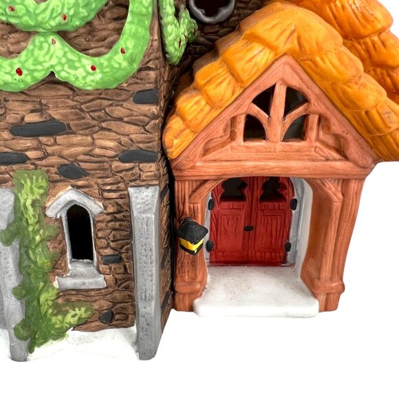 Department 56 Dickens Village Ivy Glen Church 1988 Porcelain Light-Up - Picture 5 of 8